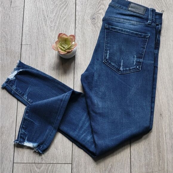 Express Stretch Plus Denim Perfect ankle legging, 4R - Picture 2 of 11